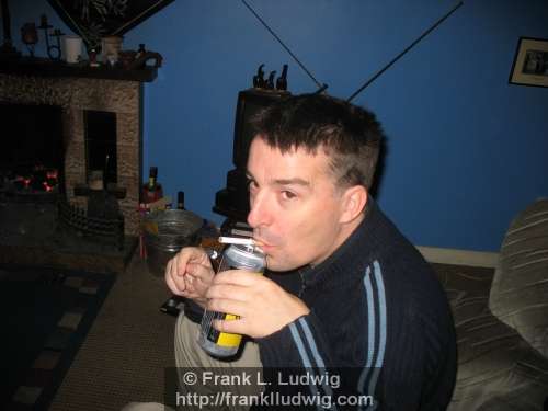 'I always smoke a cigarette with my can'